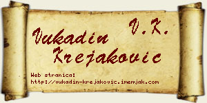 Vukadin Krejaković vizit kartica
